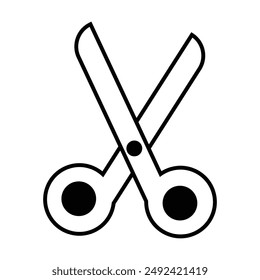scissors icon vector on white background