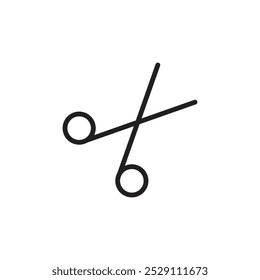 Esquema del conjunto de Vectores de iconos de tijeras