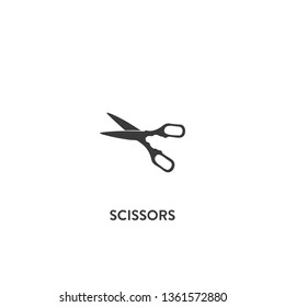 scissors icon vector. scissors sign on white background. scissors icon for web and app