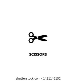 scissors icon vector. scissors sign on white background. scissors icon for web and app