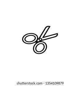 Scissors Icon Vector Sign Symbol Simple Design