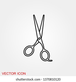 Scissors icon vector sign symbol for design