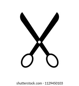 Scissors icon vector icon. Simple element illustration. Scissors symbol design. Can be used for web and mobile.