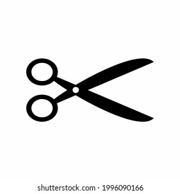 Scissors Icon Vector Stye 1. simple illustration. Editable stroke. Design template vector