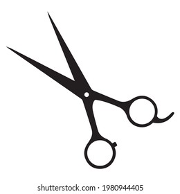 Scissors icon vector. Scissors symbol vector illustration. Barber scissors logo