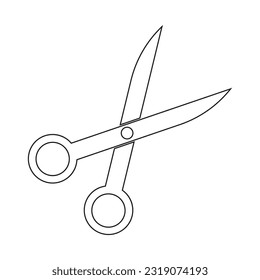 scissors icon vector template illustration logo design