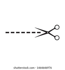 Scissors icon vector. Trendy flat design style on white background. Scissor symbol iluustration.