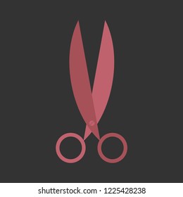 Scissors Icon, vector for web