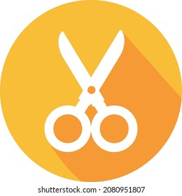 Scissors icon, web design element