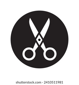 Scissors - An iconic tool, this simple yet effective design symbolizes precision and utility. With clean lines, it represents the timeless functionality of scissors, making it a versatile emblem for v