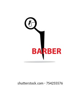 Scissors icon.modern design.vector illustration.barber