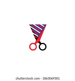 Scissors icon.modern design.vector illustration.barber.barber logo. barbershop. barbershop logo