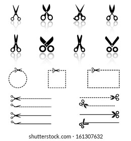 Scissors icons