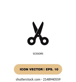 scissors icons  symbol vector elements for infographic web