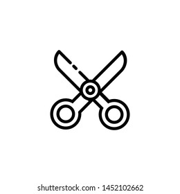 scissors icon-vector. perfect scissors  symbol. web design and mobile design. white background. premium quality scissors