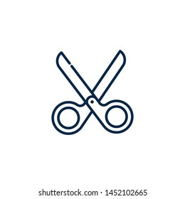 scissors icon-vector. perfect scissors  symbol. web design and mobile design. white background. premium quality scissors