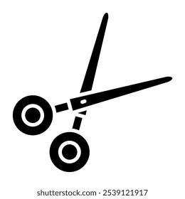Ilustración de tijeras, icono de Vector de aromaterapia