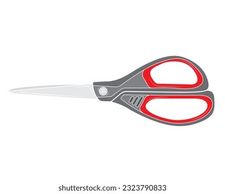 Scissors in isolate on a white background. Vector illustration.