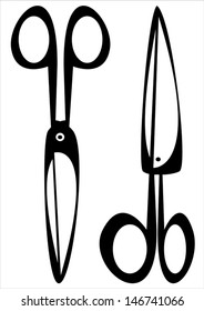 scissors isolated on white background