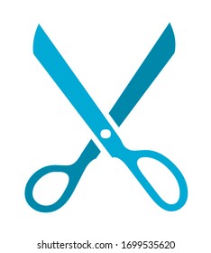 scissors isolated on white background for app and web