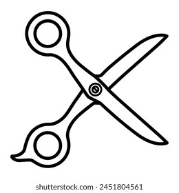 scissors isolated on white background	