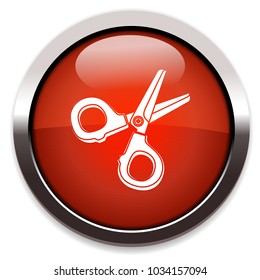 scissors isolated vector icon
