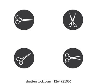 Scissors logo icon