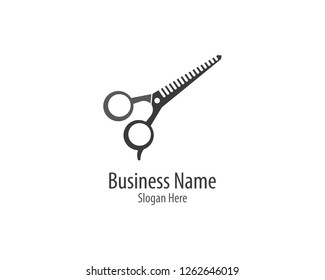 Scissors logo icon illustration