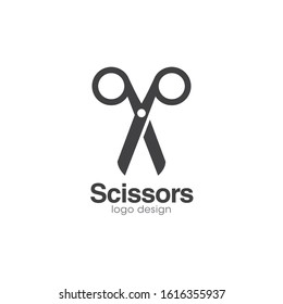 Scissors Logo and Icon Vector Template