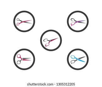 Scissors logo template