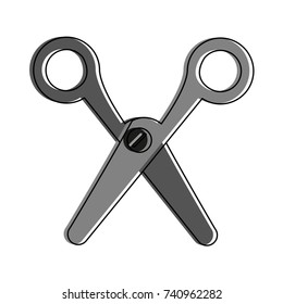scissors office supplies icon image