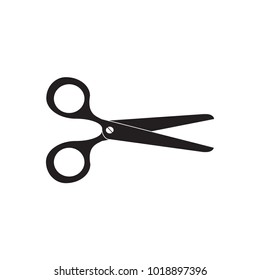 Scissors on white backgroun. Vector