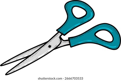 scissors on white background isolated