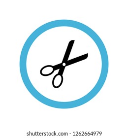 scissors opened tool icon symbol. Premium quality isolated scissors opened tool vector icon in trendy style. scissors opened tool element.