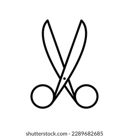 Schere umreißen Vektorsymbol-Schere Stock-Vektorsymbol für Web, mobile App und i-Design