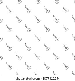 Scissors pattern vector seamless repeating for any web design