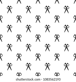 Scissors pattern vector seamless repeating for any web design