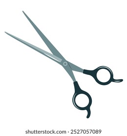 Scissors. Professional hairdresser tool. Vector isolated on white background.