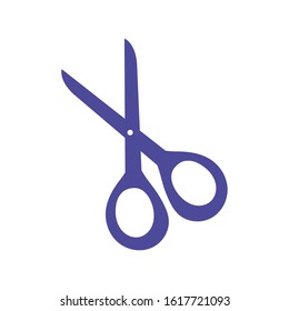 scissors school accessory isolated icon vector illustration design