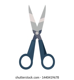 scissors school on white background