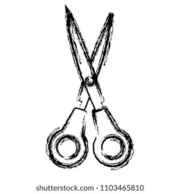 scissors school supply icon