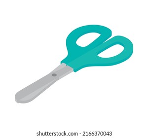 scissors school supply icon isolated