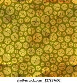 Tesoura. Padrão abstrato contínuo.