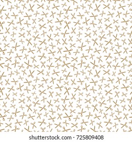 Scissors. Seamless pattern. Abstract background. Vector illustration. 