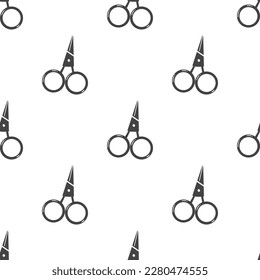 Scissors seamless pattern. Vector background for textile, wrapping paper, print, web design, wallpaper.