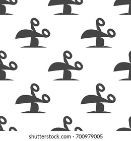 Scissors seamless pattern. Vector illustration for backgrounds