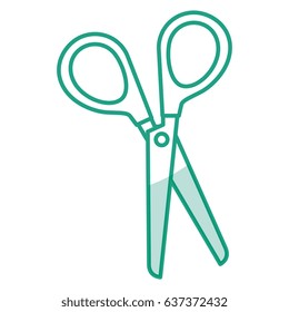 scissors sewing isolated icon