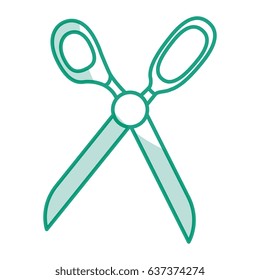 scissors sewing isolated icon