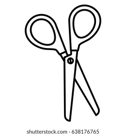 scissors sewing isolated icon