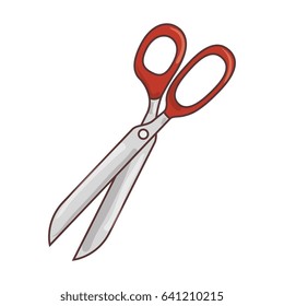 scissors sewing isolated icon